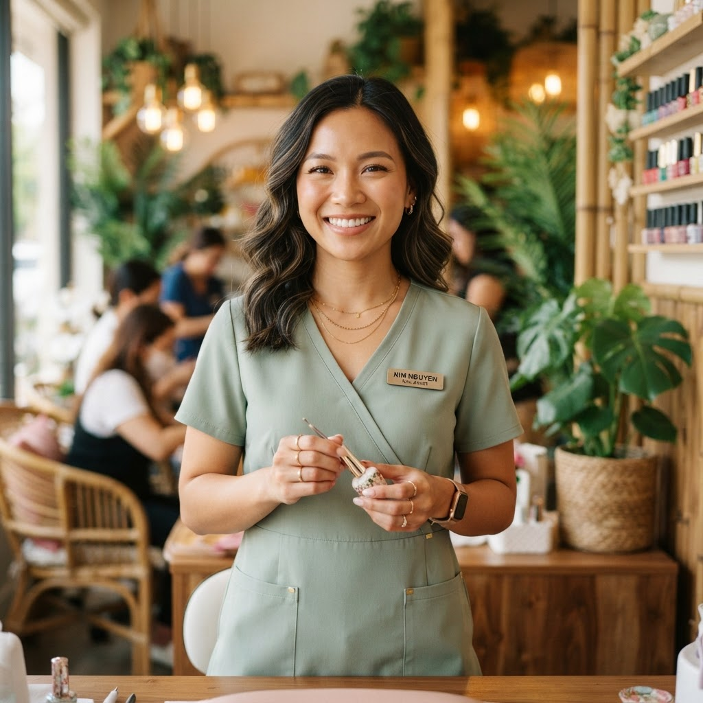 Linh Tran, Senior Nail Technician at Beliza Serenity Nails & Spa
